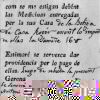 Butlleta de reclamació per deutes a la farmàcia de can Roger de Palafrugell (Arxiu Històric de Girona, fons Rosés de Girona, 136)