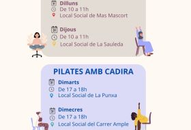 +Vincles. Ioga amb cadira i Pilates amb cadira