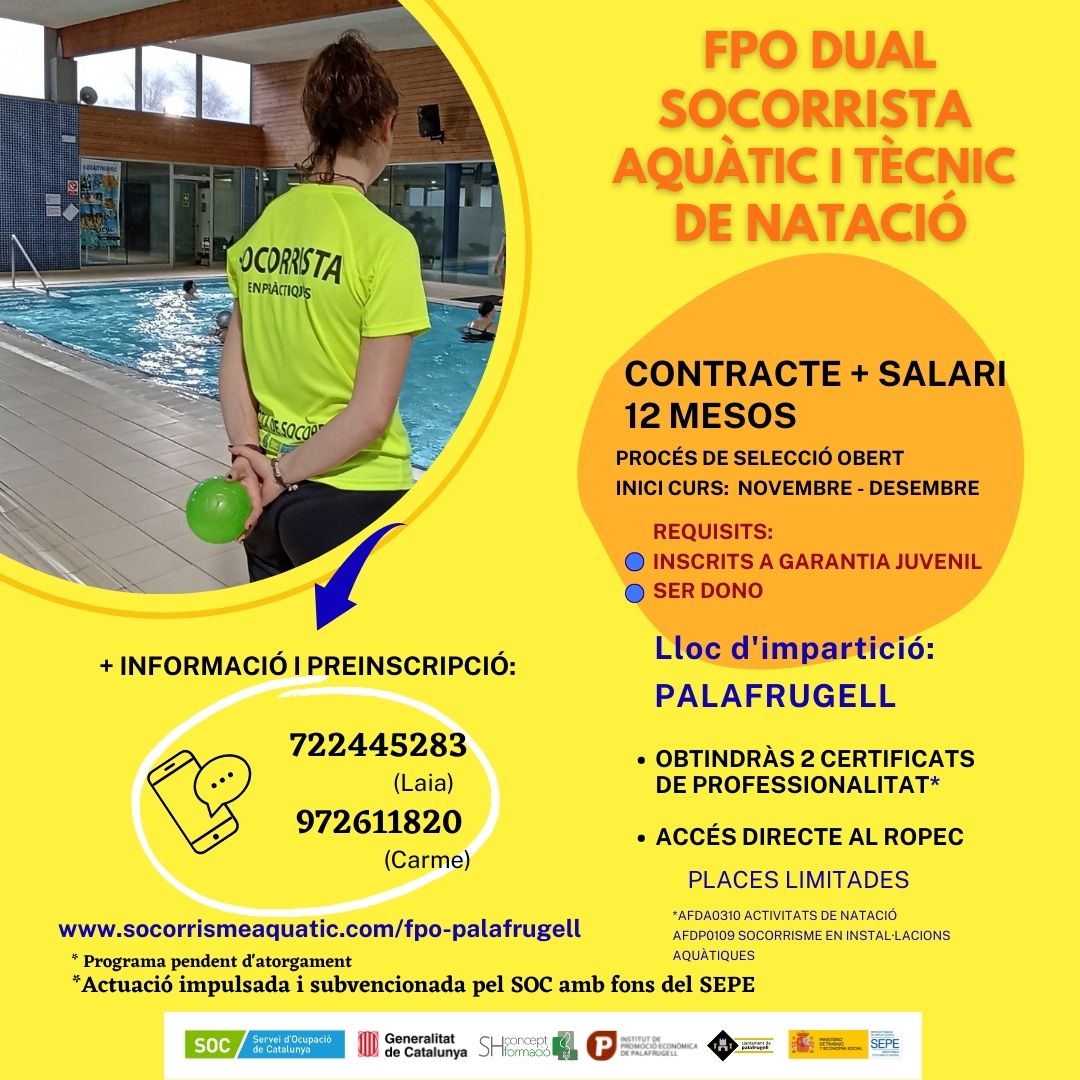 Inici selecció curs socorrista, SOMI, IPEP; Palafrugell, Ajuntament de Palafrugell