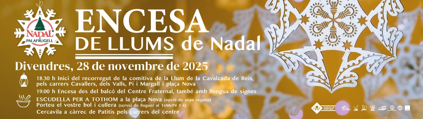 Encesa de llums de Nadal a Palafrugell