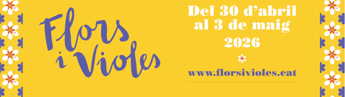 Palafrugell Flors i Violes 2026. Del 30 d'abril al 3 de maig