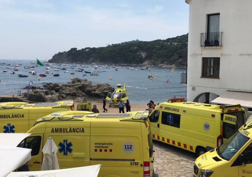 Foto platja evacuació Port Bo