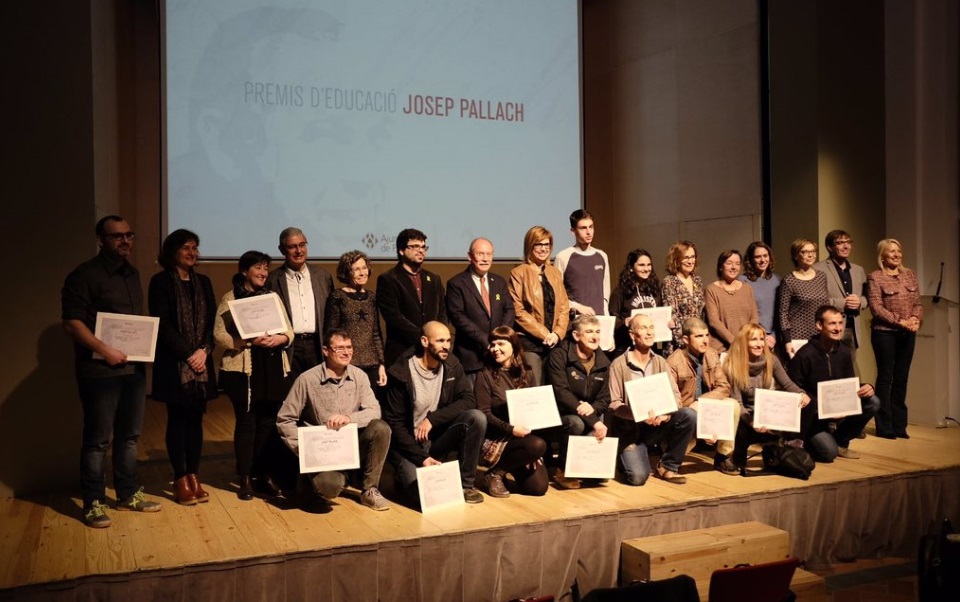 Premis educació Josep Pallach 2018