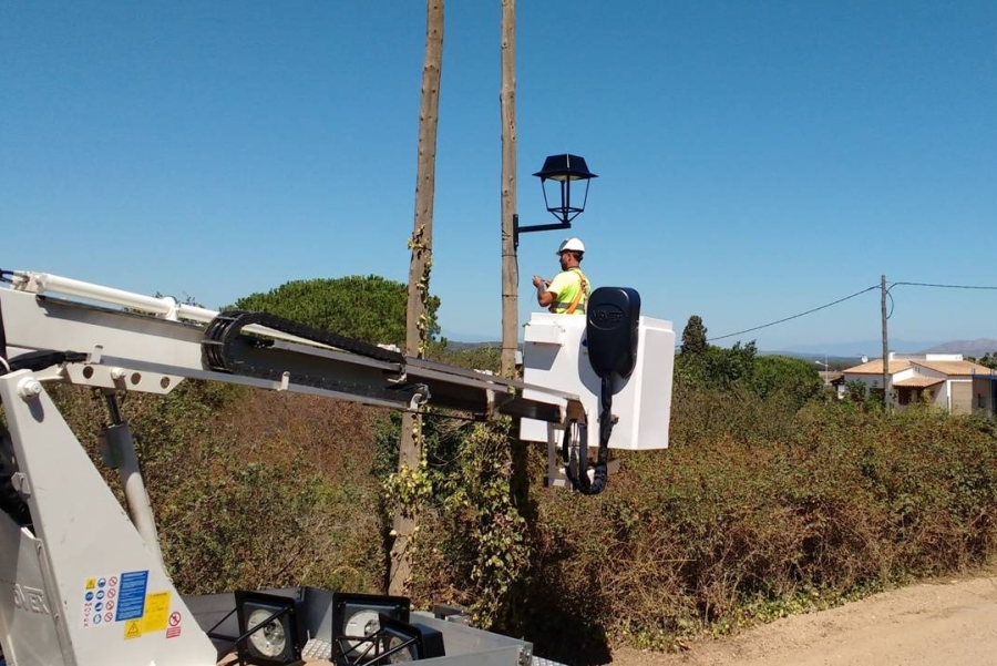 web Millores denllumenat als carrers Calonge Banyoles i Blas de Otero