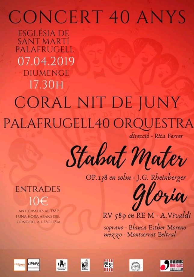 40 anys Coral Nit de Juny cartell