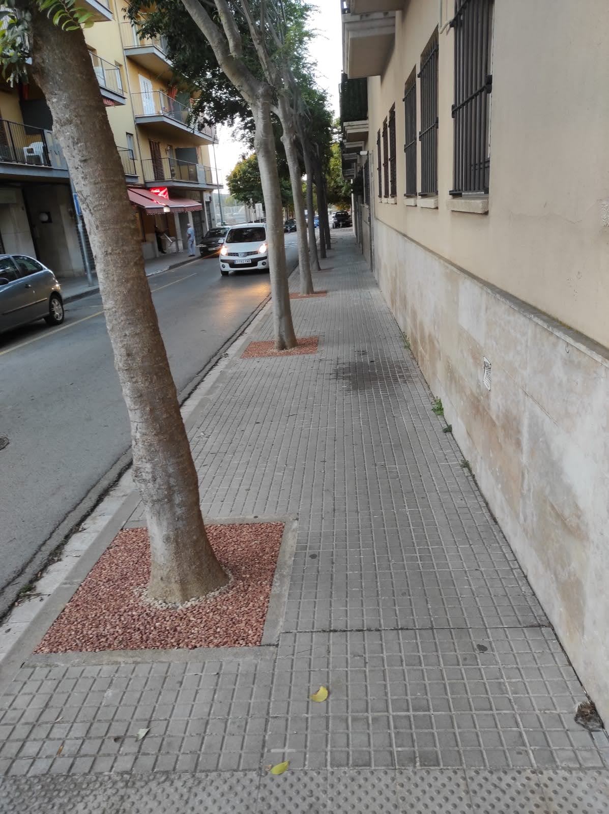 reparació escocells, àrea Serveis Municipals, Palafrugell