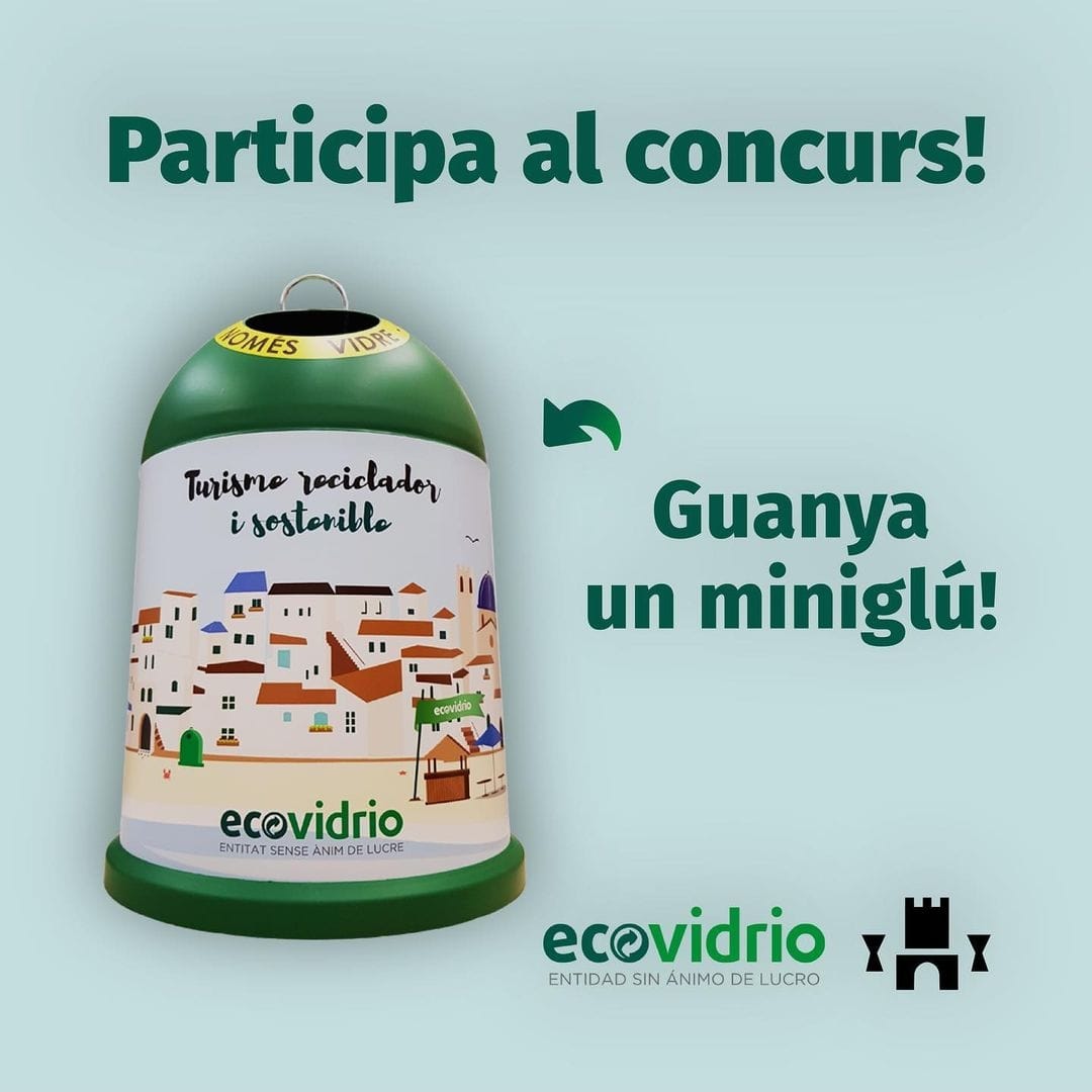 sorteig miniglú, reciclatge vidre a casa, àrea Qualitat Urbana, Palafrugell