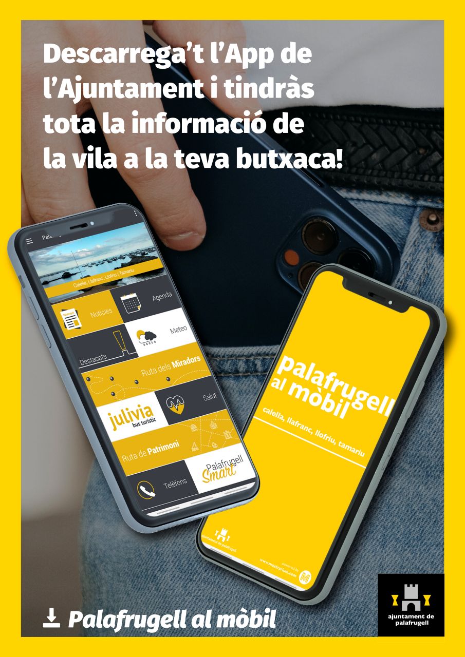 dades 2021, App Palafrugell al mòbil, Ajuntament de Palafrugell