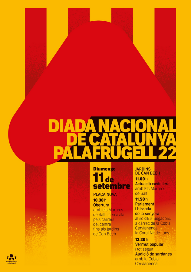 Actes de la Diada Nacional de Catalunya, 11 de setembre, àrea de Cultura, Ajuntament de Palafrugell