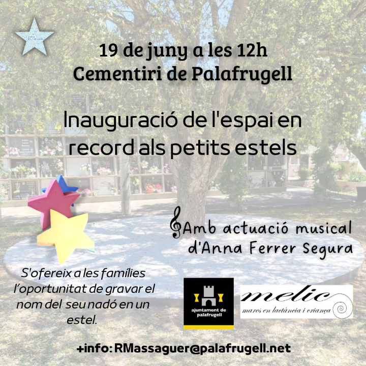 Cementiri municipal, espai dol perinatal, àrea Benestar Social, Ajuntament de Palafrugell