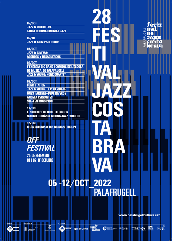 28è Festival de Jazz Costa Brava, àrea de Cultura, Ajuntament de Palafrugell