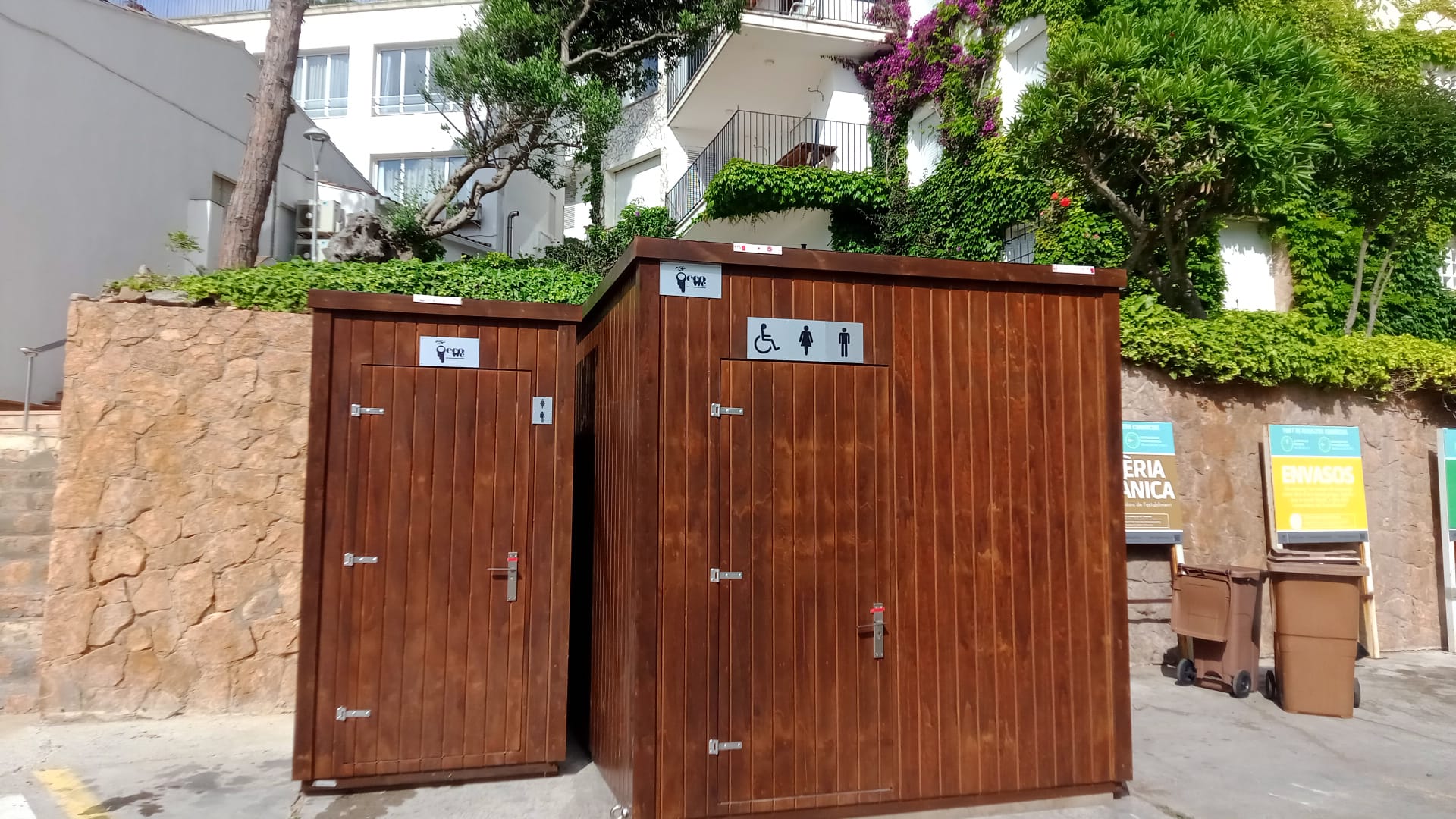 4 mòduls sanitaris nous per a les platges de Llafranc i Tamariu, Àrea de Serveis Municipals, Ajuntament de Palafrugell