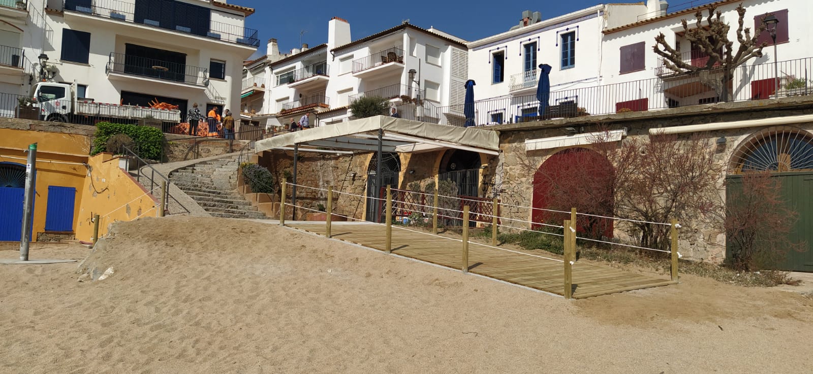 Millora de l’accessibilitat a la platja del Canadell, Àrea de Serveis Municipals, Ajuntament de Palafrugell