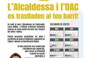 L'Alcaldessa i l'OAC es traslladen al teu barri