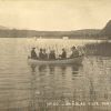 Lluís Freixas va enviar l'any 1908 aquesta estampa del llac de Banyoles al seu amic Serafí Bassa a Barcelona (AMP/Col. família Bassa)
