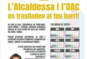 L'Alcaldessa i l'OAC es traslladen al teu barri