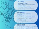 Cartell amb les activitats