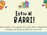 Cartell del programa Estiu al barri