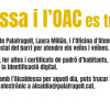 L'Alcaldessa i l'OAC es traslladen al teu barri